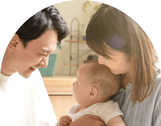 家族団欒の様子